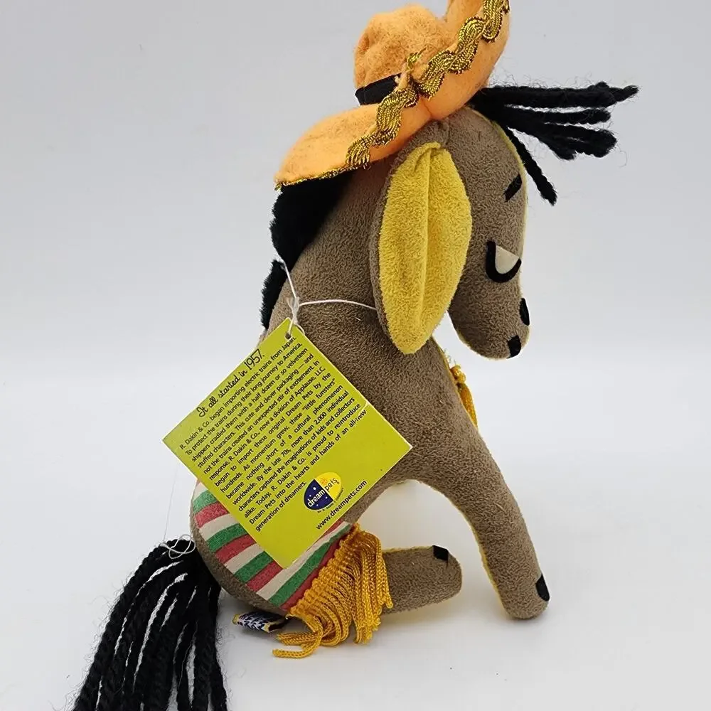 Vintage Dakin Dream Pets Pancho Donkey Mule Plush 7